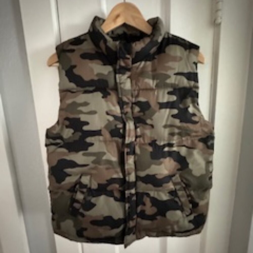 KID'S CAMO PUFFY VEST